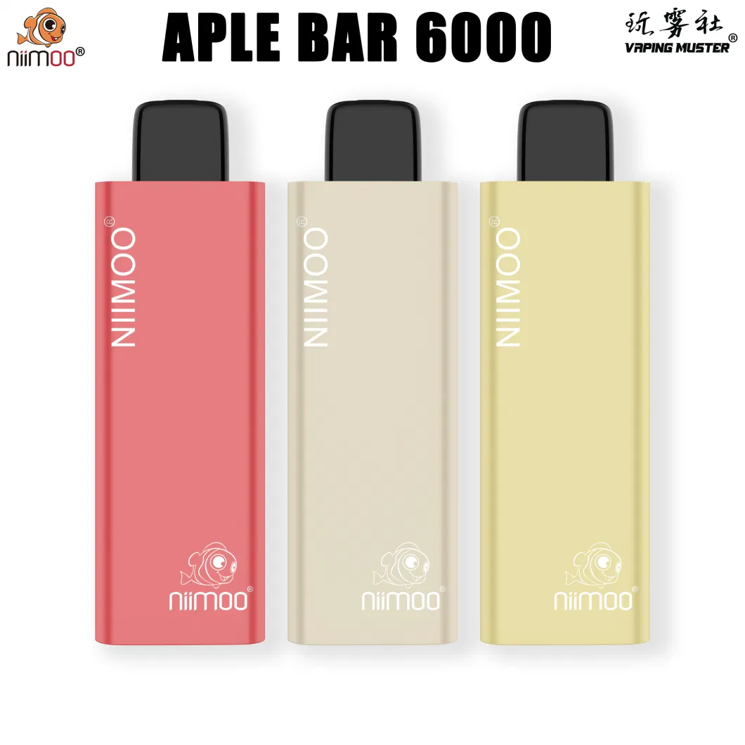 Niimoo 6000 Puffs Plus OEM ODM Electronic Cigarette Disposable Vape Pen Wholesale I Vape Pen